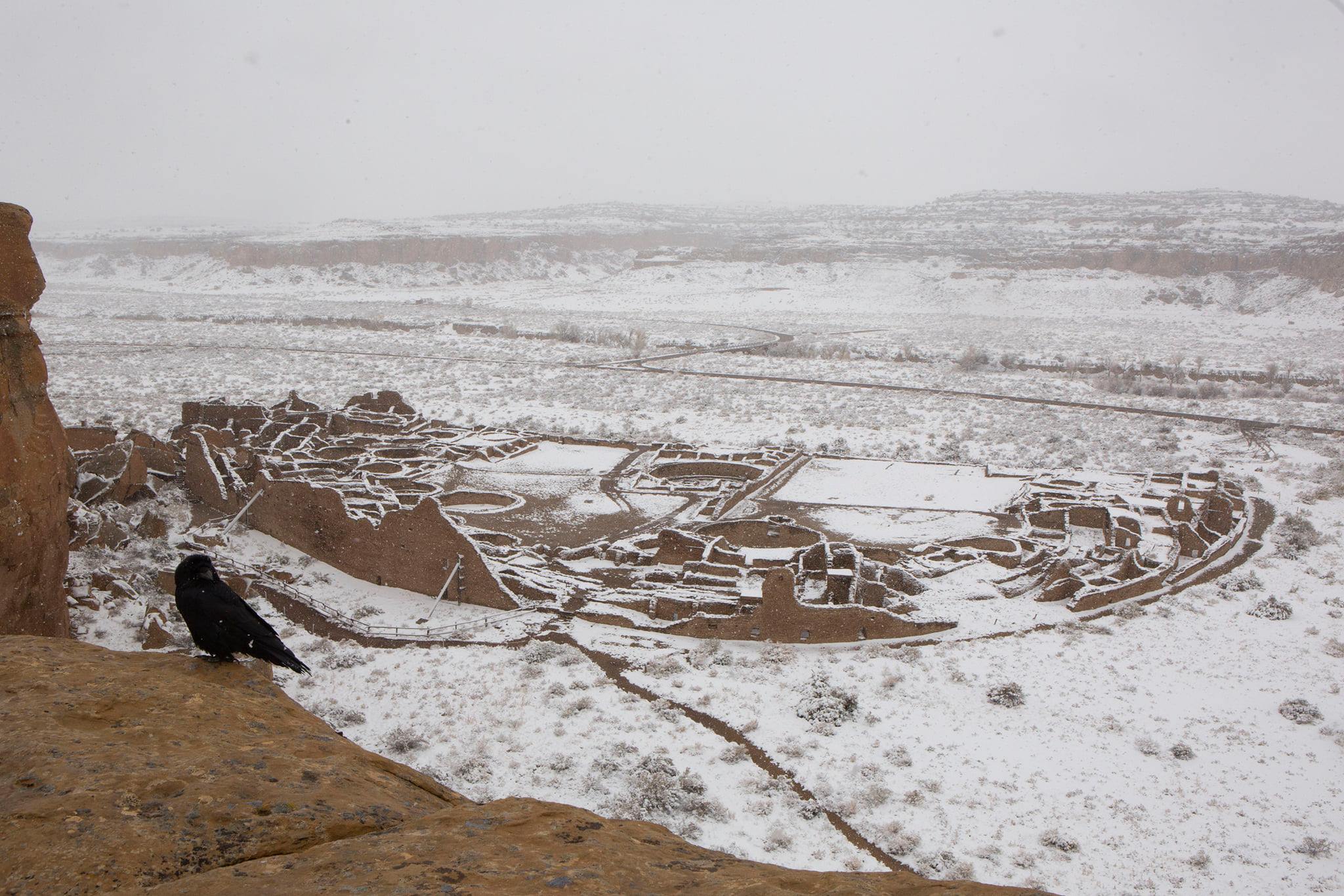 Pueblo Bonito NPS Cliff Overlook Photograph