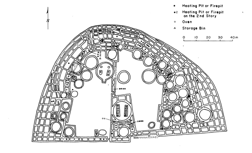 NPS Measured Plan of Pueblo Bonito